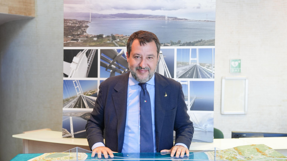Salvini, mercoled&igrave; ok progetto definitivo ponte sullo Stretto