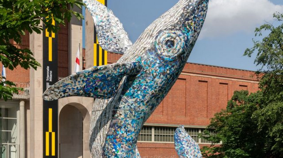 Incendiata la Balena di Allegrucci alla Triennale di Milano