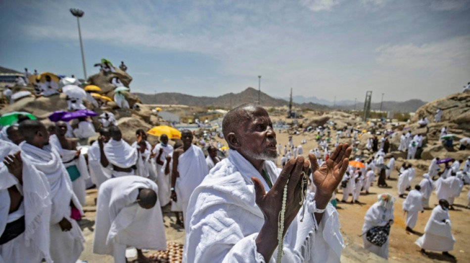 &Uacute;ltima etapa de la gran peregrinaci&oacute;n a La Meca en Arabia Saudita
