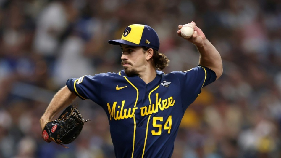 Brewers rout Rays to reach brink of World Series sweep