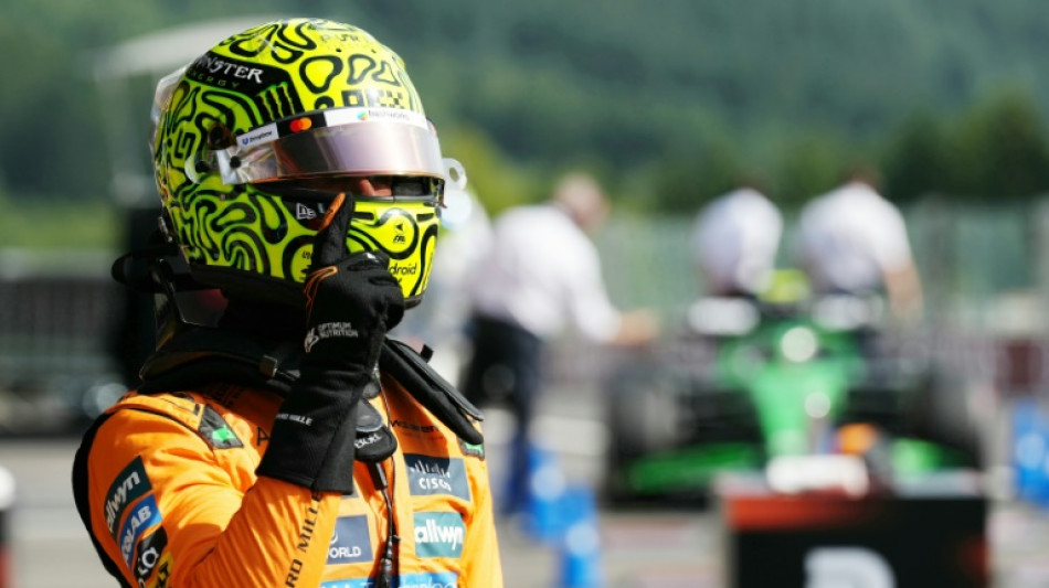 Norris on pole as McLaren lock-out front row at Belgian Grand Prix