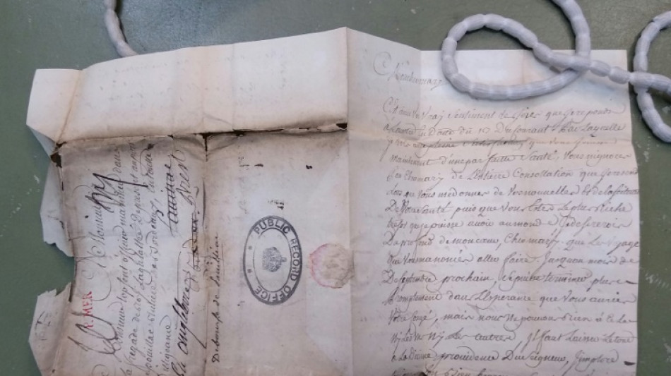 Des lettres &agrave; des marins fran&ccedil;ais vieilles de deux si&egrave;cles retrouv&eacute;es en Angleterre