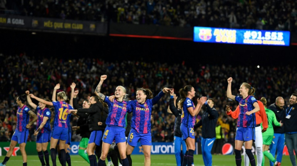El Bar&ccedil;a se clasifica para semifinales de Champions femenina con r&eacute;cord mundial de asistencia