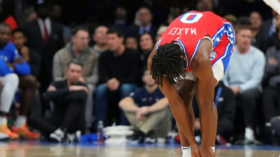 Sixers' Maxey expected to miss 3-4 weeks with broken foot
