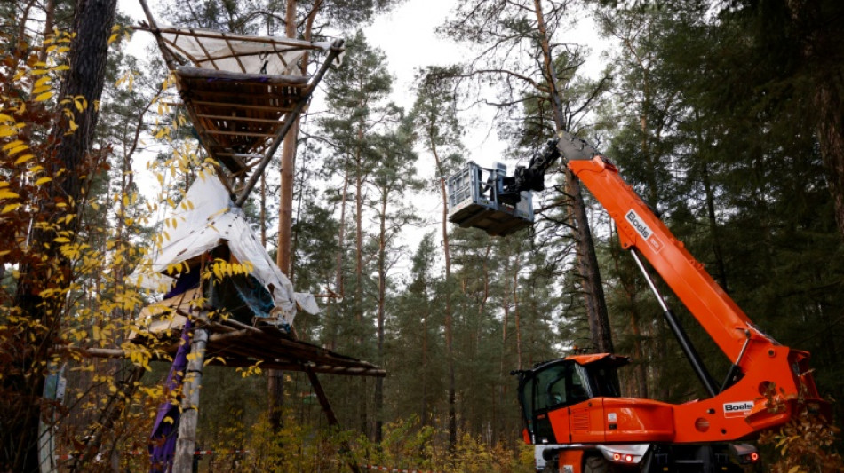 Protestcamp gegen Tesla-Erweiterung in Brandenburg endg&uuml;ltig ger&auml;umt