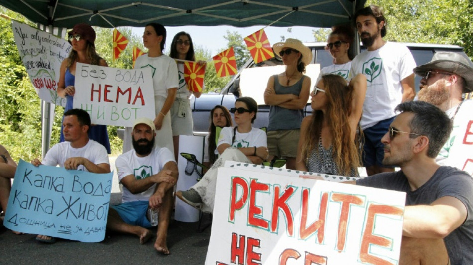 'Not backing down': activists block hydro plants in N.Macedonia