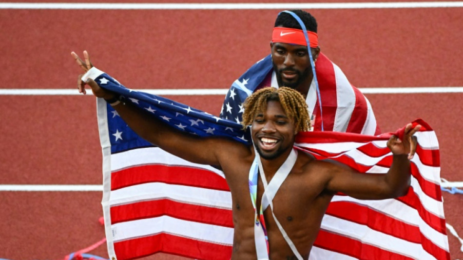 Lyles defends 200m title, Jackson trumps Fraser-Pryce