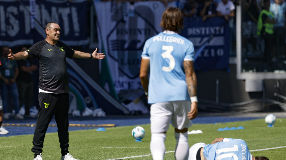 Calcio: Sarri 'sconfitta immeritata, Lazio meritava il pari'