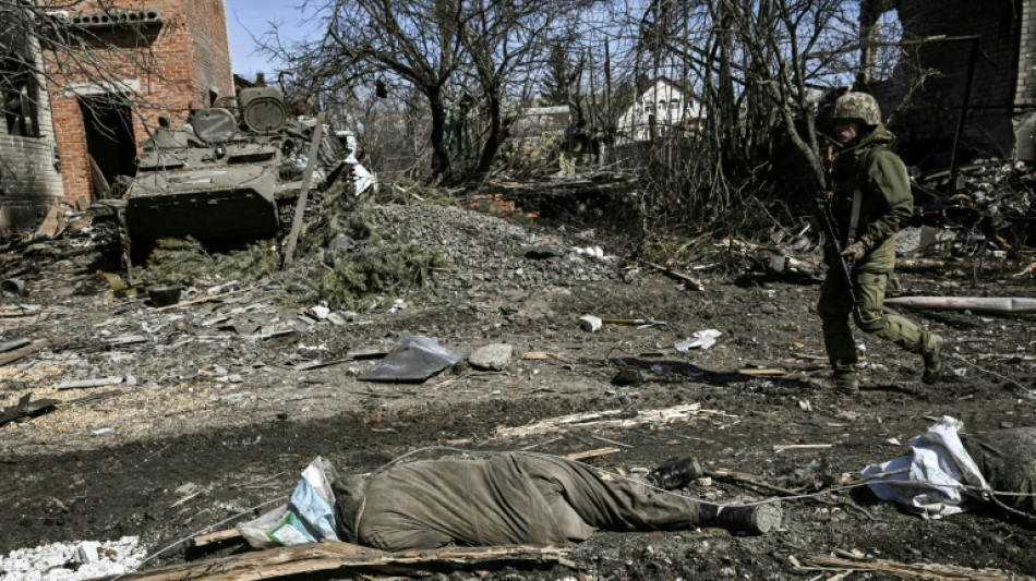 En p&eacute;riph&eacute;rie de Kharkiv, petite avanc&eacute;e ukrainienne et cadavres russes