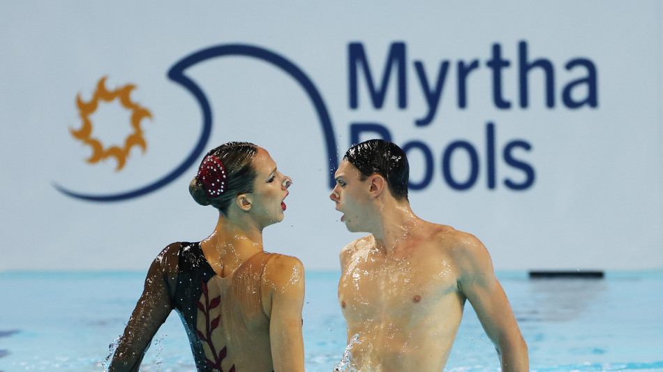 Mondiali nuoto artistico: Pelati-Ruggiero quarti nel duo misto