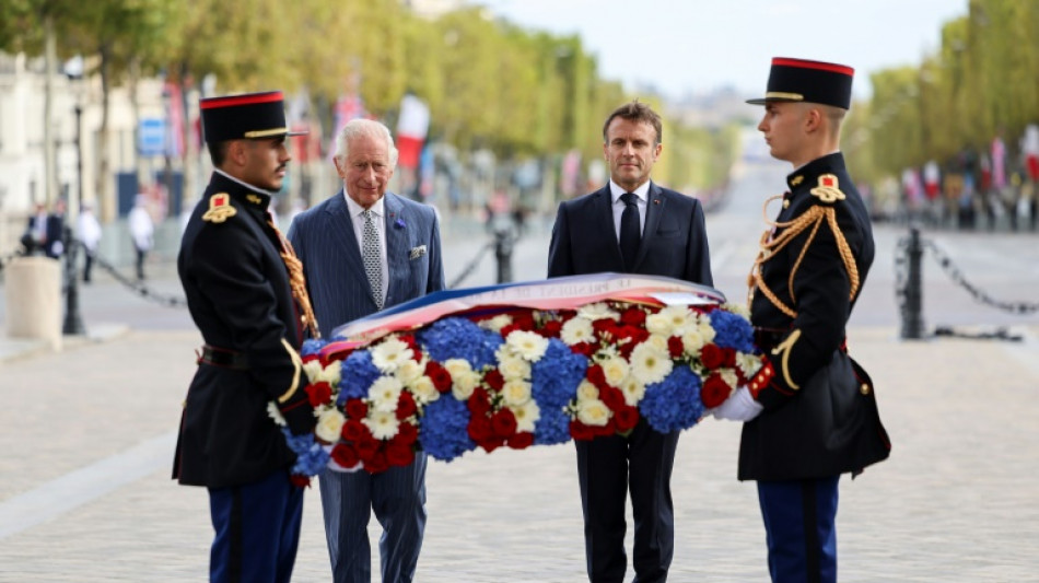 Charles III sur les Champs Elys&eacute;es pour sa premi&egrave;re visite d'Etat en France