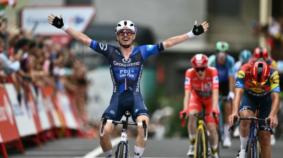 Gaudu pulls away from Vingegaard to take Vuelta stage