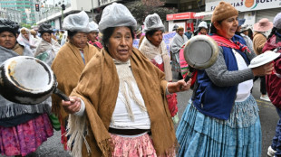 Miles marchan para exigir al gobierno boliviano soluciones a la crisis econ&oacute;mica