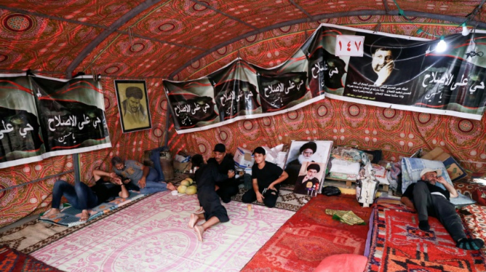 Clim' et repas chauds: &agrave; Bagdad, les sit-in s'installent dans la dur&eacute;e