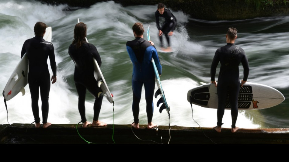Aloha, Bavaria! Munich surfers riding wild river wave again