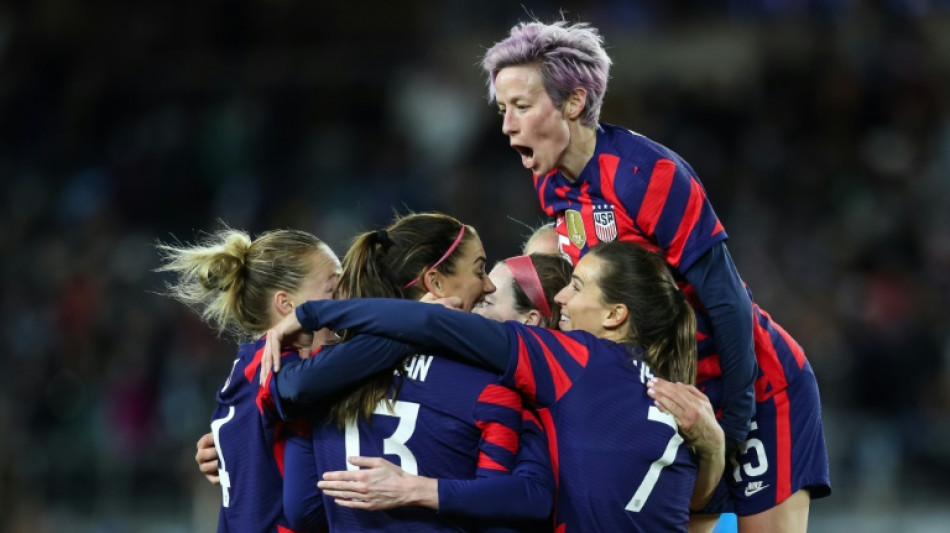 Les footballeuses am&eacute;ricaines bient&ocirc;t autant pay&eacute;es que les hommes en &eacute;quipe nationale