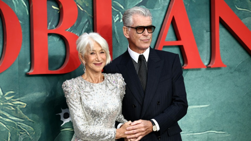 Pierce Brosnan and Helen Mirren on the joys of filming 'MobLand'