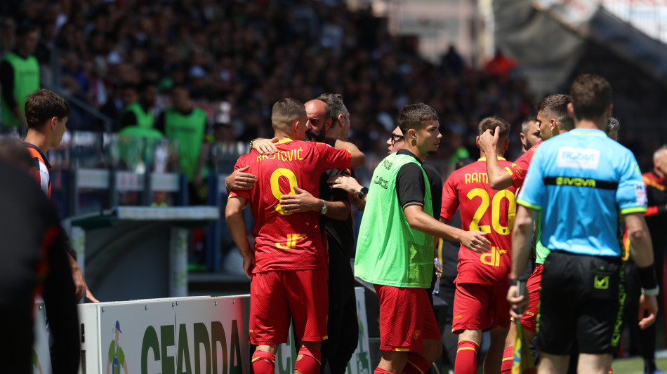 Calcio: Cagliari ko e il Lecce &egrave; aritmeticamente salvo