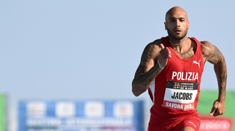 Athl&eacute;tisme: Jacobs renoue avec le 100 m avec une victoire sans brio