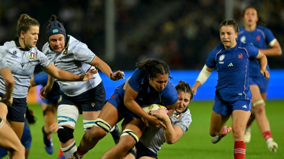 Mondial de rugby: sans vraiment rassurer, les Bleues diposent de l'Italie  