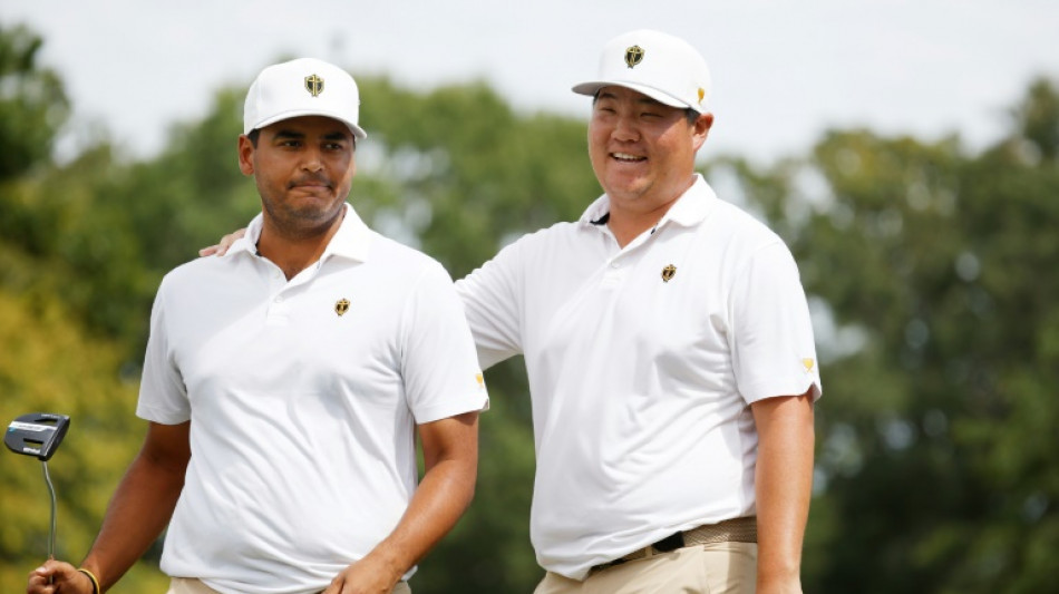 El Equipo Internacional reacciona en la Presidents Cup con un triunfo del colombiano Mu&ntilde;oz