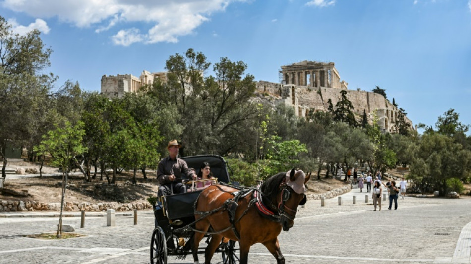 La Gr&egrave;ce saisie par une vague de chaleur, l'Acropole d'Ath&egrave;nes ferme partiellement