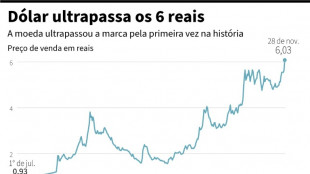 D&oacute;lar ultrapassa os 6 reais pela primeira vez no Brasil