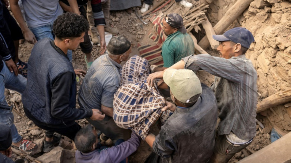 S&eacute;isme au Maroc: course contre la montre pour retrouver des survivants