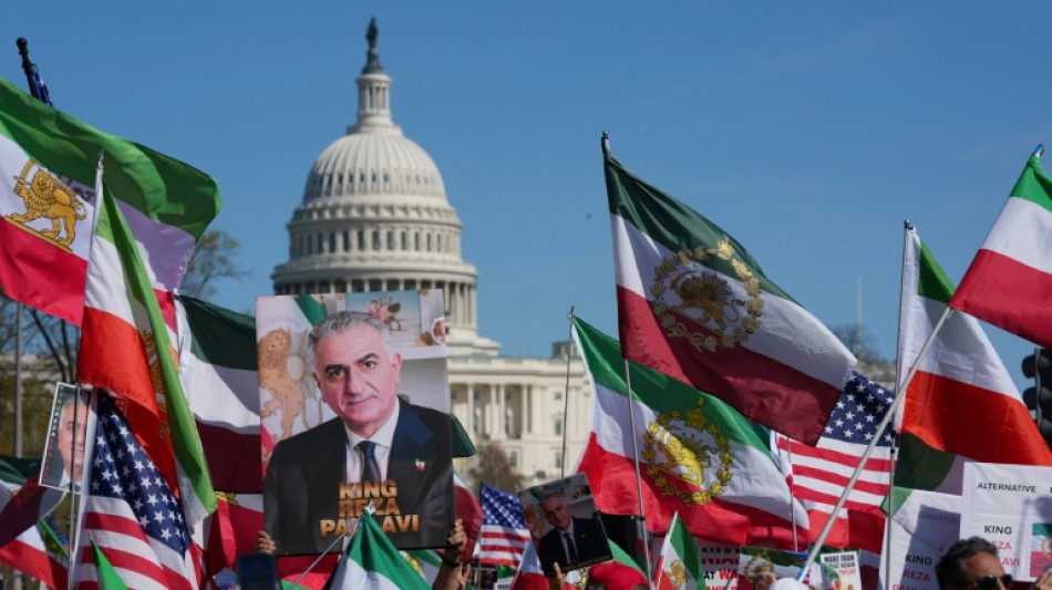 "Vive le shah!": un millier de personnes rassembl&eacute;es &agrave; l'appel de Pahlavi &agrave; Washington