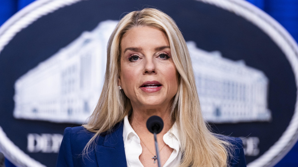 Bondi, 'in corso le indagini relative a Epstein'