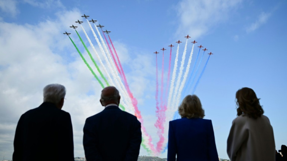 Charles III et Camilla re&ccedil;us en grande pompe par le pr&eacute;sident italien