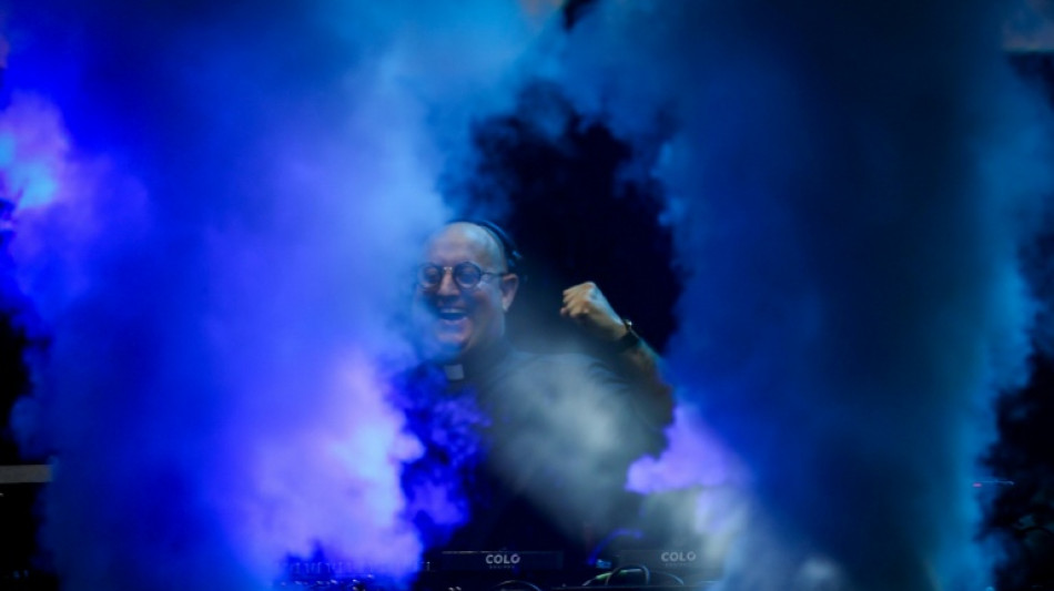 'DJ Priest' mixes religion and rave in Buenos Aires tribute to Pope Francis