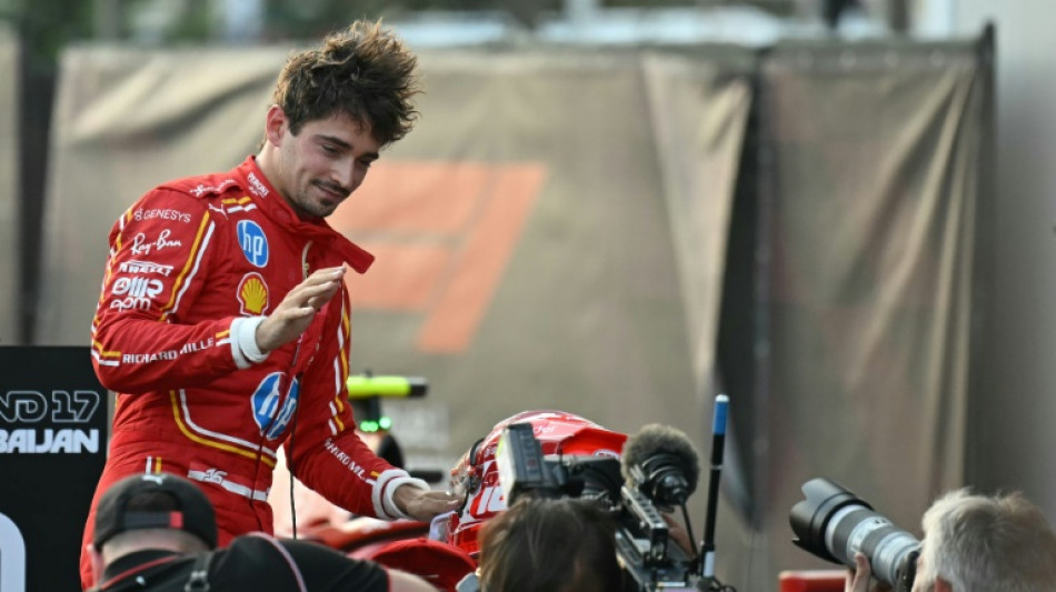 Leclerc firma otra pole en Azerbaiy&aacute;n, Sainz y P&eacute;rez al acecho en segunda l&iacute;nea
