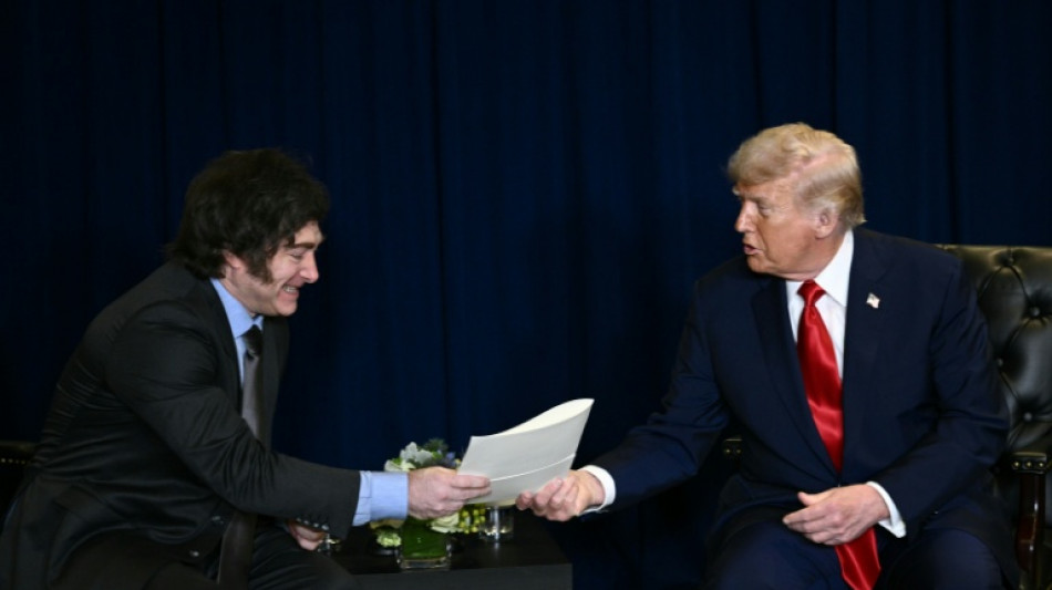 Em reuni&atilde;o com Milei, Trump diz que Argentina n&atilde;o precisa de 'resgate'