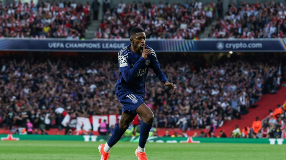 Foot: la blessure de Demb&eacute;l&eacute; aux ischio-jambiers "&eacute;volue favorablement", selon le PSG