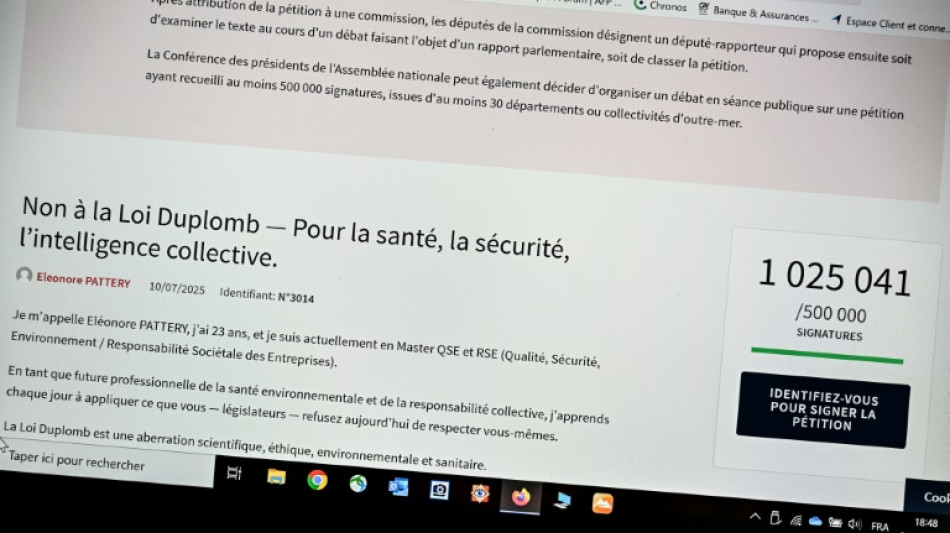Loi Duplomb: face au succès de la pétition, le gouvernement "disponible" pour un débat 