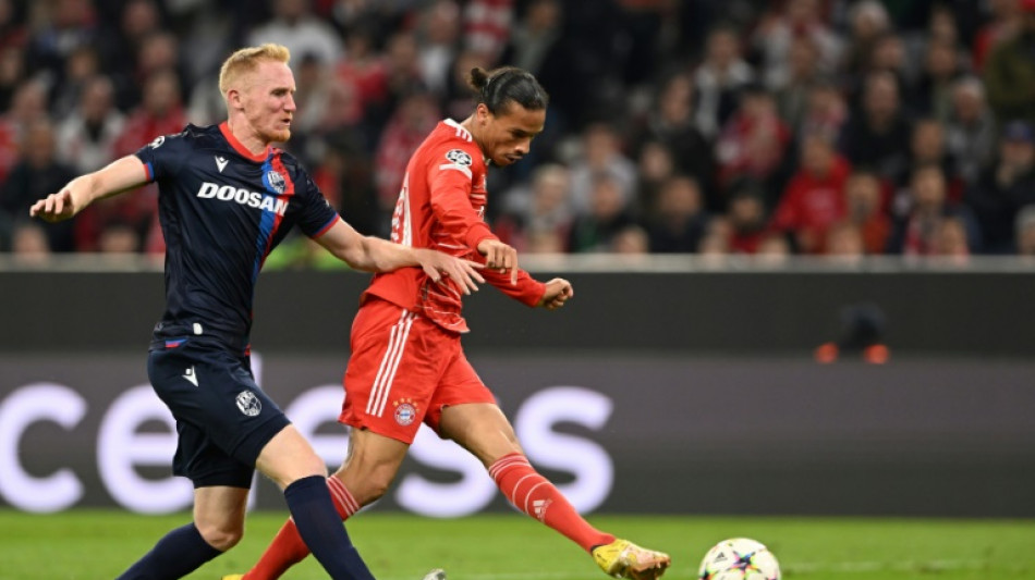 Sane double keeps five-star Bayern perfect, Marseille topple Sporting