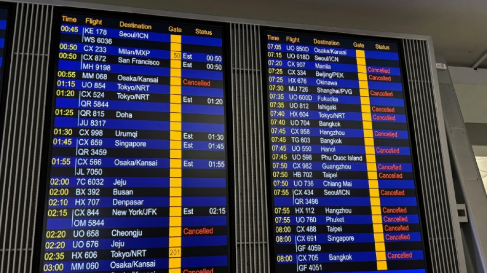 El tifón Wipha golpea a Hong Kong con fuertes vientos y lluvias