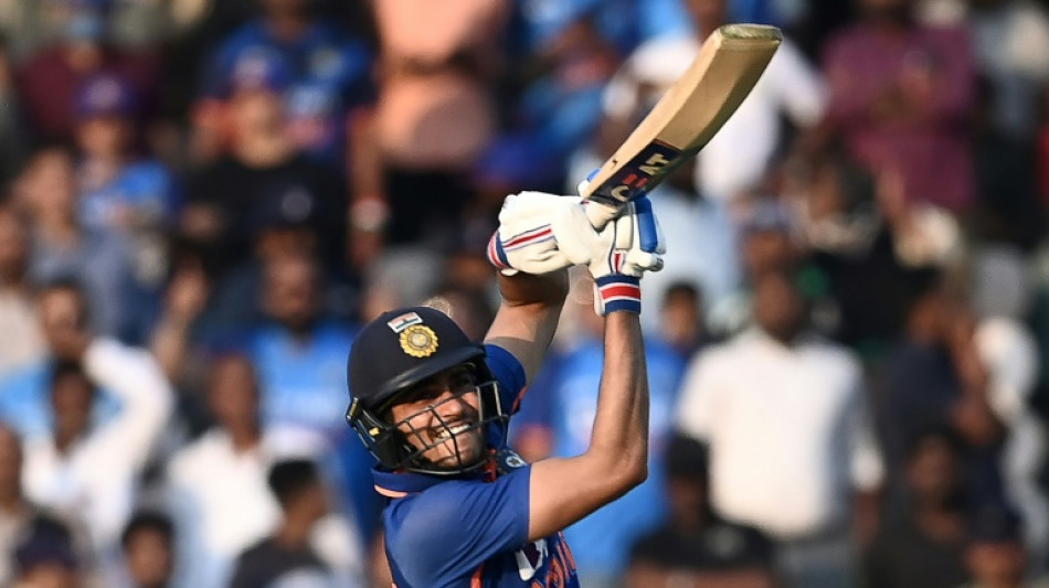 Gill's double ton helps India survive Bracewell blitz