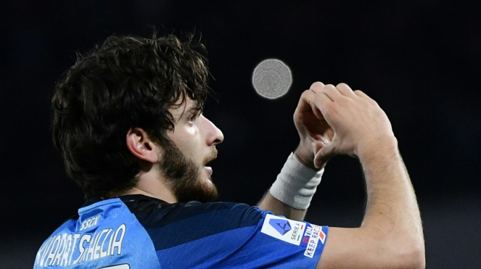 Kvaratskhelia channels Maradona as Napoli eye Champions League last eight