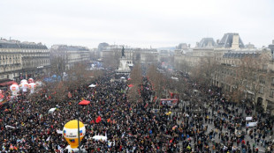 Retraites: des centaines de milliers de manifestants contre la r&eacute;forme
