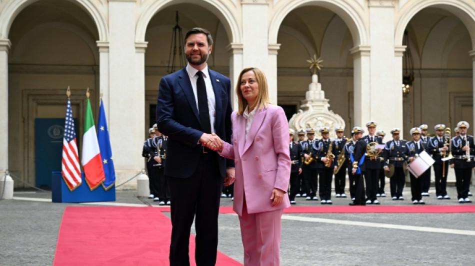 Vance &agrave; Rome pour voir sa "ch&egrave;re amie" Meloni et f&ecirc;ter P&acirc;ques au Vatican