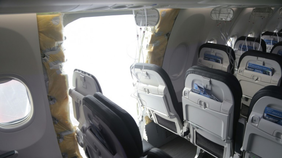 Incident 737 MAX: des boulons cens&eacute;s bloquer la porte &eacute;taient manquants, selon l'enqu&ecirc;te