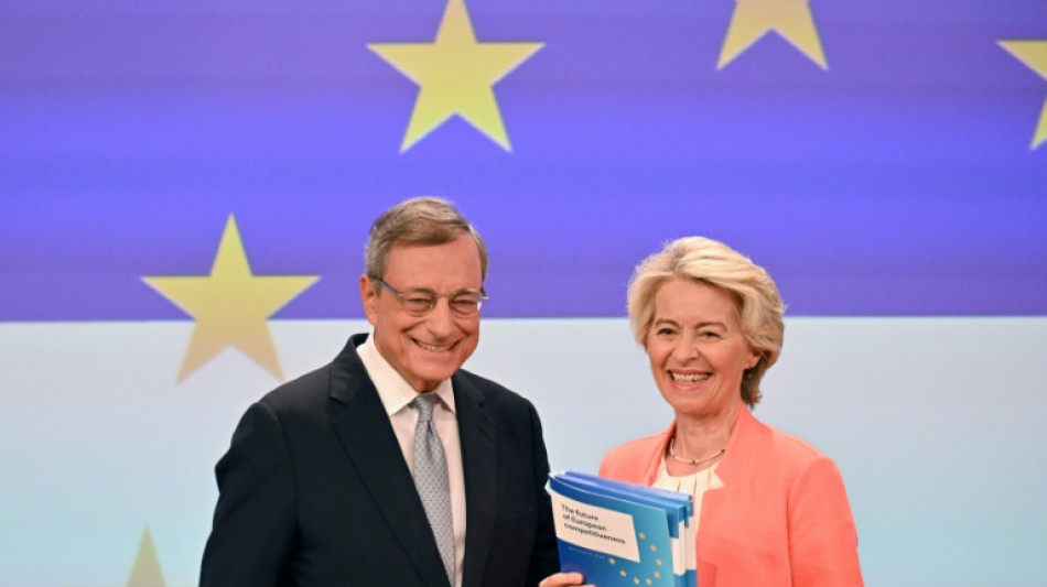 Draghi relance l'id&eacute;e d'emprunts communs pour renforcer une Europe en danger