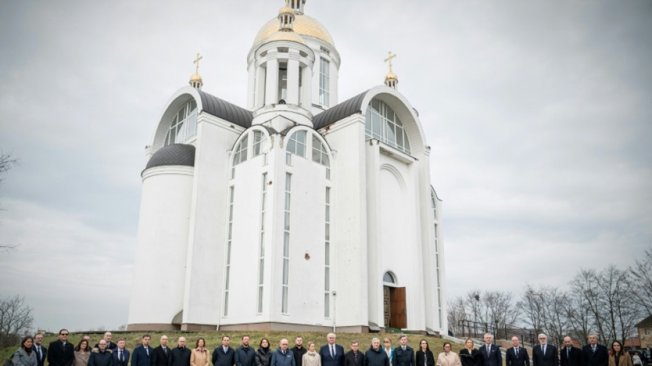Des responsables europ&eacute;ens en Ukraine pour comm&eacute;morer le massacre de Boutcha