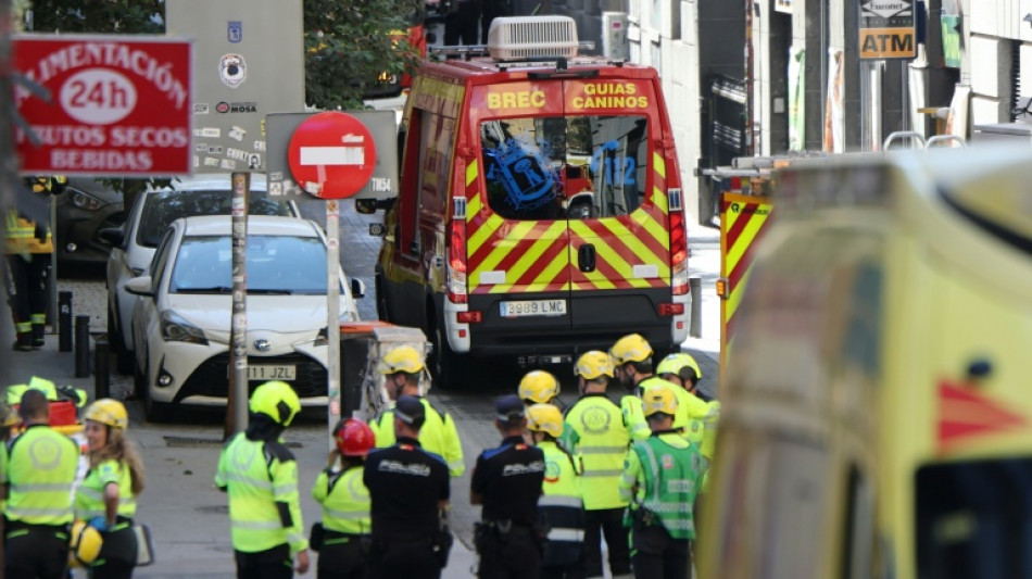 "Plusieurs" disparus apr&egrave;s l'effondrement partiel d'un immeuble en travaux &agrave; Madrid