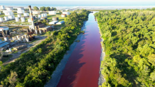 Pr&egrave;s de Buenos Aires, un ruisseau vire au rouge, les riverains d&eacute;noncent une "pollution"