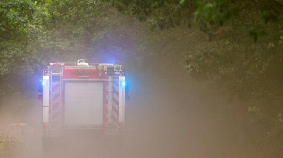 Gro&szlig;einsatz der Berliner Feuerwehr im Grunewald