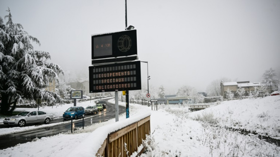 Neige dans le Massif central: deux d&eacute;partements toujours en vigilance orange