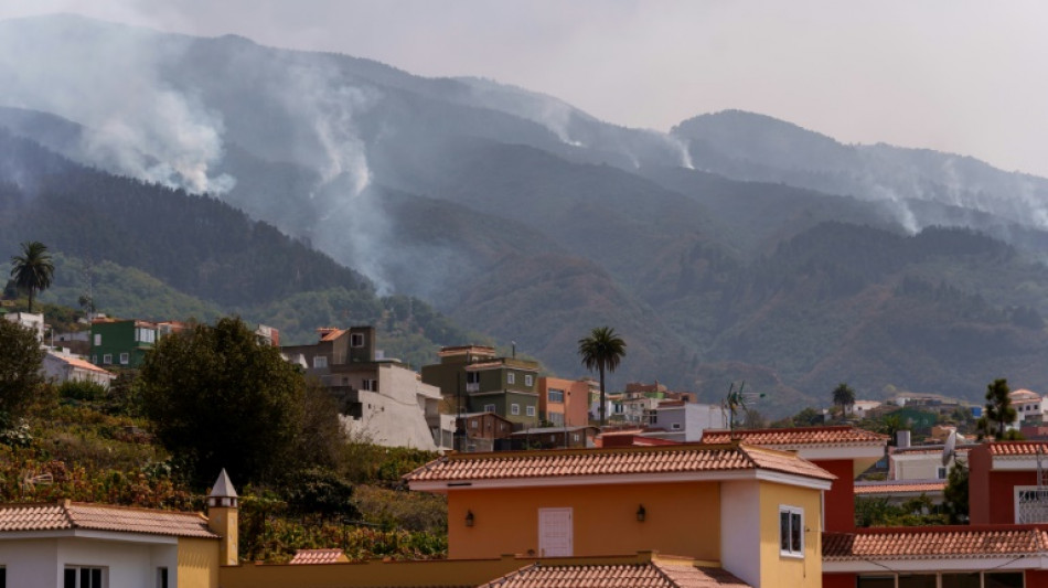 Bomberos espa&ntilde;oles logran avances contra el incendio en Tenerife